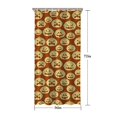thumbnail image 5 of Halloween Pumpkin Silhouette Pattern Shower Curtain 36"x72" ,Bathroom Decorative Shower Curtains Set with 12 Hooks,Modern Waterproof Washable Shower Curtain, 5 of 6