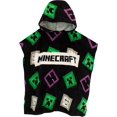 thumbnail image 1 of Boys Towel Poncho Black One Size - -, 1 of 5