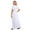 White, variant on POSESHE Women Plus Size V Neck Short Sleeve Evening Dress, Elegant Party Maxi Dress