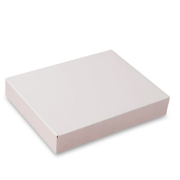 White Apparel Boxes 16" X 16" X 3" Quantity 25 by Paper Mart