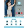 thumbnail image 3 of Charlie Banana 5 Diapers 5 Inserts My First Diaper Pastel One Size Hybrid AIO, 3 of 8