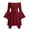Wine, variant on Iyufng Womens Off The Shoulder Flare Sleeve Corset Dresses Asymmetrical Hem Renaissance Faire Dress Halloween Party Costume