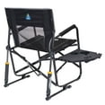 thumbnail image 4 of GCI Outdoor Freestyle Rocker XL with Side Table Oversized Rocking Camp Chair, Black, 4 of 12