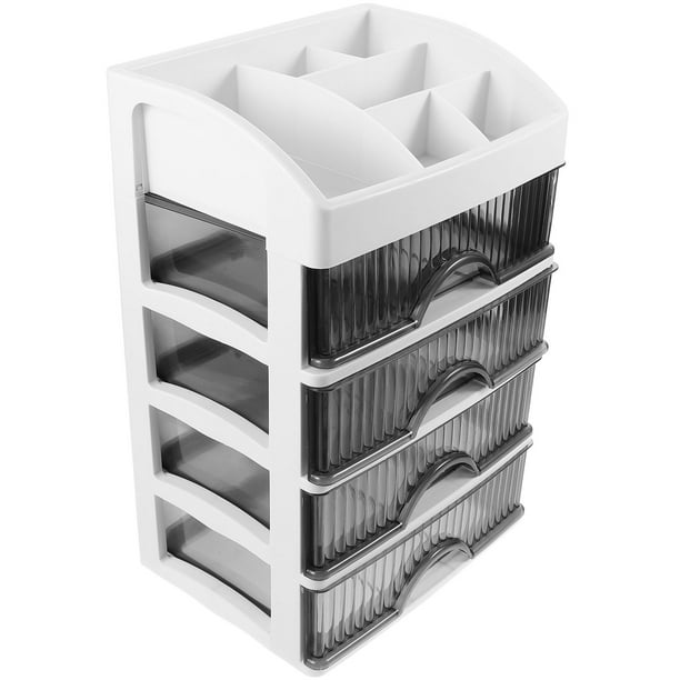 unbranded Organizador De Escritorio Con Cajones Plástico Multi Capa Para Oficina Y Papelería