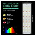 thumbnail image 3 of LED Grow Panel Light Ultra-Thin Full Spectrum Dimmable Timer Plant Lights Under Cabinet Growing Lamp, 3 of 6