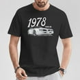 thumbnail image 2 of 1978 78 Trans Am Vintage Black Car Muscle Cars 70s Classic T-Shirt, Retro Automotive Graphic Tee, Comfortable Cotton Shirt for Classic Car Enthusiasts, Perfect Casual Wear for Muscle Car, 2 of 3