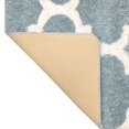 thumbnail image 3 of MAINSTAYS 48"x66" Light blue and White Tufted Sanborn Shag Rug, 3 of 5