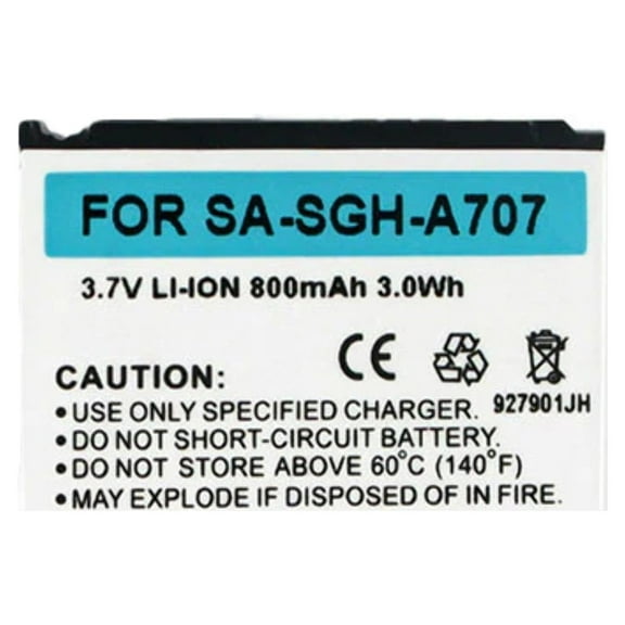 Batteries N Accessories BNA-WB-BLI-1000-.7 Cell Phone Battery - Li-Ion, 3.7V, 800 mAh, Ultra High Capacity Battery - Replacement for Samsung SGH-A707 Battery