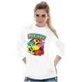 thumbnail image 3 of PACMAN Video Arcade Game Ghost Chomp Long Sleeve TShirt Men Women Brisco Brands S, 3 of 5