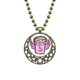 thumbnail image 1 of Collar de luna colgante estrella joyas metal, 1 of 3