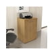 thumbnail image 3 of Escritorio Oculto Multifuncional Convertible Credenza Almond, 3 of 7