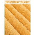 thumbnail image 3 of Velvet Bath Towels for Adults, Super Absorbent Quick Dry Hair Towel, Large Strip Patterned Beach Towel for Home, Travel, Swimming, Gym Use, Size 29.5 x 13.8 Inches, 3 of 6