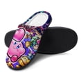 thumbnail image 4 of Mens Cozy Slippers Kirby Warm Soft Plush Slipper Slip-on House Shoes for Home Indoor Outdoor, 4 of 7