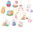 thumbnail image 2 of Binwennn Easter Spiral Hanging Set Bunny And Egg Party Decorations For Festive Easter Celebrations And Spring Parties, 2 of 7