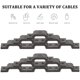 thumbnail image 3 of TABLETREANDS 20Ud Abrazaderas Para Cables De Nylon Negro Para Sujetar Y Cables En, 3 of 6