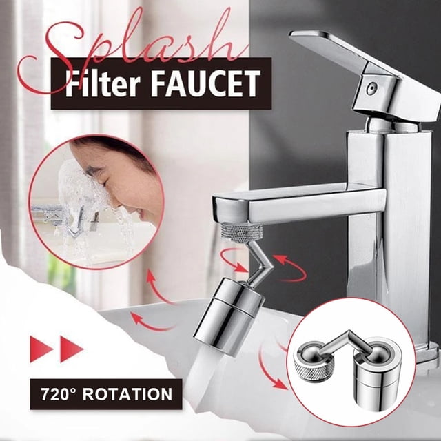 CAROOTU Kitchen Faucet Aerator Sink Movable Tap Head Rotatable Filter Nozzle Swivel Movable Tap Kitchen Faucet Head