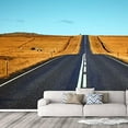 thumbnail image 3 of IDEA4WALL 6pcs Highway Peel and Stick Wallpaper Removable Wall Murals Large Wall Stickers for Home Decoration, 100"x24", 3 of 5