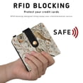 thumbnail image 4 of Small Wallet For Women Bifold Leather Pocket Coin Credit Card Holder With RFID Blocking Birds Of Paradise, 4 of 6