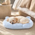 thumbnail image 5 of Bear Shaped Pet Pillow Neck Support Soft Polyester Fabric Washable for Cats Small Dogs Puppy Kitten Indoor Crate Rest Cute Bed, 5 of 7