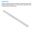 thumbnail image 5 of Uxcell Acrylic Round Rod,25mm Diameter 24inch Length,Clear,Solid Plastic PMMA Bar Stick  for DIY Crafts 2pcs, 5 of 5