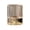 Gold, variant on Luxurious Vertical Stripes Whiskey Glasses, 3D Lion Head Relief Thick Bottom Old Fashioned Glasses, 150ML