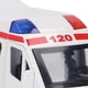thumbnail image 3 of Pull Back Mini Car Five Doors Interesting Alloy 14x6x7.5cm Emergency Transport Car Toy with Lighting Music Medium Size Ambulance, 3 of 4