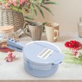 thumbnail image 1 of kcavykas Big Deals Items Vegetable Chopper Multifunctional Food Chopper Multifunctional Vegetable Chopper with Container Vegetable Chopper Garlic Peeler with Cleaning Brush, 1 of 8