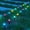 B, variant on Solar String Lights Outdoor, Garden Stake 20 LED Bubble Ball Star Moon Waterproof Lights for Garden Decor Patio Yard Tree Wedding Party Decoration, Multicolor Ground Insert Stake Lights，C