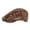 coffee, variant on Autumn Winter New Hat Men PU Leather Beret British Retro Bright Leather Forward Hat Women Warm Duckbill Cap