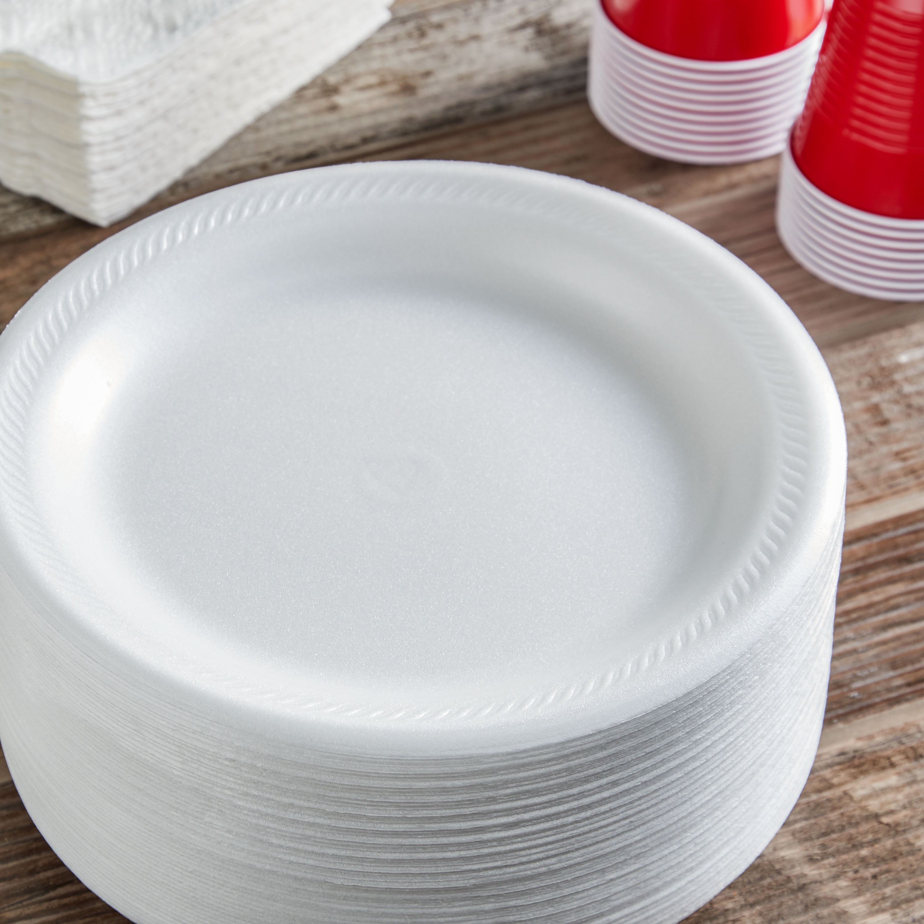 Super 1 Foods Deep Dish Super-Strong Foam Plates
