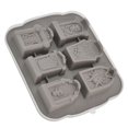 thumbnail image 5 of Ice Mold 6 Grid Gray Silica Gel Horror Tombstone Modeling Easy Clean Halloween Cake Molds, 5 of 5
