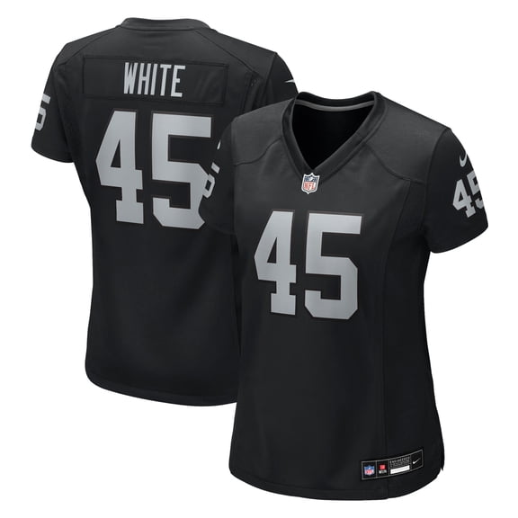Women's Nike Devin White Black Las Vegas Raiders Team Game Jersey