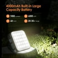 thumbnail image 3 of Solar Camping Lamps, 4400mAh Rechargeable Camping Light 4 Lighting Model Portable Tent Lights Solar Lights for Camping Emergency Hurricane Hiking Power Outages Fishing, 3 of 10