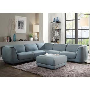 baby blue sectional sofa