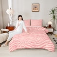 thumbnail image 4 of Manfei Abstract Lines 3 Pieces Queen Comforter Set,Zebra Print Bedding Sets,Animal Print Bedding Comforter Set,Breathable Stripes Bedroom Decorative,Reversible, 4 of 8