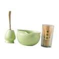 thumbnail image 3 of Juego de 4 piezas para preparar matcha con tazón y utensilios Verde claro, 3 of 9