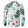 thumbnail image 3 of COSFO Collared Men Shirts Casual Long Sleeve Hawaiian Tops Button Down Beach Regular Shirts, 3 of 3