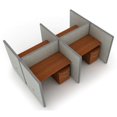 thumbnail image 5 of OFM RiZe 2 x 2 Privacy Workstation Unit in Beige and Maple, 5 of 7