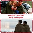 thumbnail image 4 of Ever Ready First Aid Military Wool Blanket - Perfect for Outdoors, Camping & Bushcraft Emergency Blanket, 95% Wool - 96" x 108" 8.45 lbs. - Olive Drab Green - King Size, 4 of 6