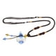 thumbnail image 3 of Collar con medallón de cristal azul esencial, 3 of 5