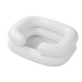 thumbnail image 2 of MABOTO Portable Inflatable Shampoo Bowl Foldable In Bed Hair Washing Hair Cuts Hair Coloring for the Elderly Disabled Pregnancy Hair Washing Basin With Drain Tube, 2 of 7