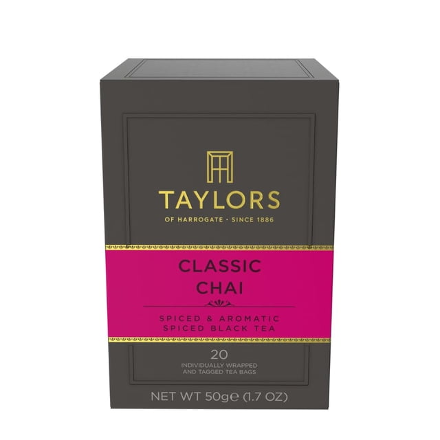 Té Clásico Chai Taylors of Harrogate 20 Bolsitas 50g