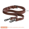 thumbnail image 2 of Uxcell Leather Purse/Bag Handles Straps Adjustable Replacement Strap for Crossbody Handbags, 41-51" Long (Brown), 2 of 5