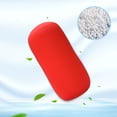 thumbnail image 4 of Micro Mini Microbead Back Cushion Roll Throw Pillow Travel Home Sleep Neck Support Red, 4 of 6