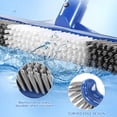 thumbnail image 3 of Cepillo para piscina HydraJoy con cerdas de nailon y extremos curvos, azul, 3 of 6