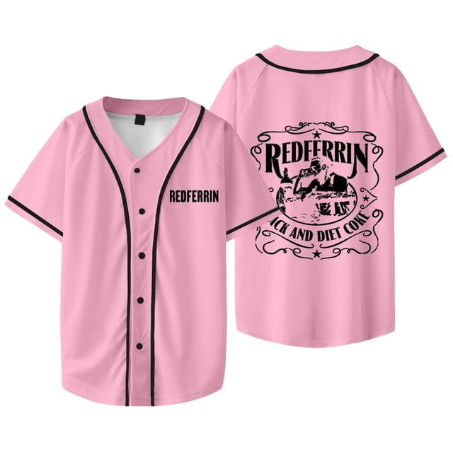 Redferrin Baseball Jersey Merch Personalized Baseball Shirts Unisex Sports Uniform,Style 6,S