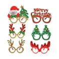 thumbnail image 1 of 6 Piezas de Anteojos Navideños Divertidos para Fiestas - Decoración para Adultos y Niños - Regalo Perfecto para Celebrar la Navidad con Estilo y Alegría, 1 of 6
