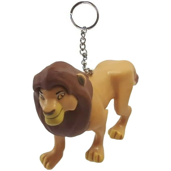 Lion King Adult Simba Key Ring Keychain Figure Figurine PVC Ornament Charm New