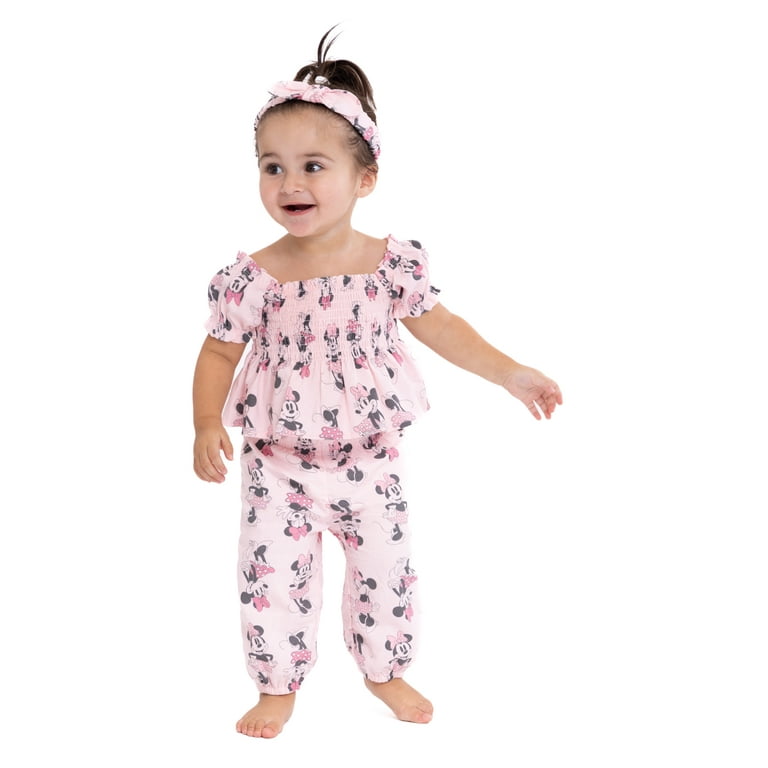 Minnie mouse smocked outfit deals