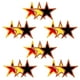 thumbnail image 5 of 18 láminas de estrellas de cartón para decoración de fiestas temáticas de alfombra roja. Estrellas de cartón recortadas para decorar la pared del aula, el tablón de anuncios o la noche de cine., 5 of 8